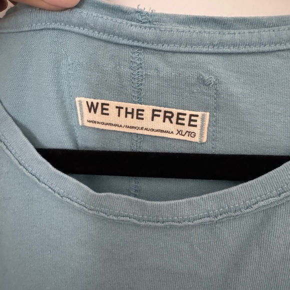 We The Free Blue Ruffle Top - Picture 2 of 3